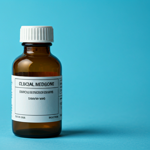 Editorial medicine bottle