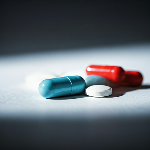 Editorial pills still life